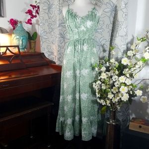 Sage Flower Dress